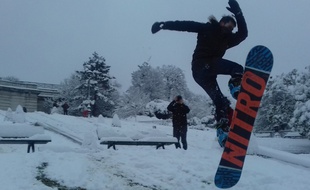 Oh le beau jump sur Montmartre!