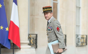 Le Général Pierre de Villiers à l'Elysée, le 13 juillet 2017.
