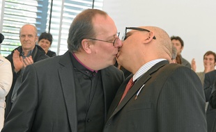 Le mariage civil de Florent et Tito
a eu lieu samedi.