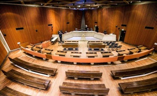 Salle du tribunal correctionnel de Lille, le 30 janvier 2015