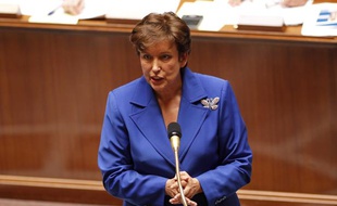 La ministre des Solidarités et de la cohésion sociale, Roselyne Bachelot, le 7 septembre 2011, à l'Assemblée nationale, à Paris.