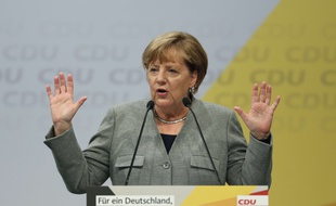 Angela Merkel le 12 août 2017.