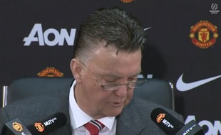 L'entraîneur de Manchester United Louis Van Gaal, le 6 février 2015.