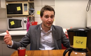 Antoine Léaument, membre de la France insoumise, sur sa chaîne YouTube.