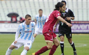 Marco Verratti (à gauche), le 14 avril 2012 face à Livourne.