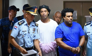Ronaldinho est incarcéré au Paraguay depuis le 5 mars.