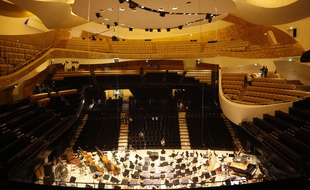 La salle de concert de la nouvelle Philharmonie.