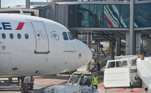 Un avion Air France à l'aéroport d'Orly, le 27 mars 2018.