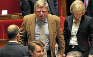Hier, au Palais-Bourbon.