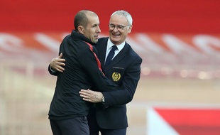 Claudio Ranieri avec Leonardo Jardim.