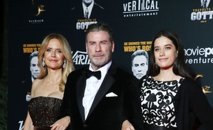 Les époux Kelly Preston et John Travolta, avec leur fille, Ella Travolta
