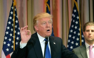 Donald Trump le 1er mars à Palm Beach en Floride, après les résultats du "Super mardi"