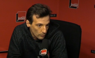 Matthieu Kassovitz, le 15 janvier 2015, à Radio France, à Paris.