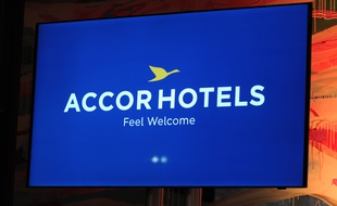 Le logo du groupe d’hôtellerie Accor, le 3 juin 2015.