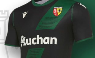 Le nouveau maillot extérieur du RC Lens