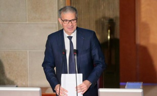 Patrick Bernasconi, ex-dirigeant du Medef, après son élection comme président du Conseil économique, social et environnemental (Cese), le 1er décembre 2015 à Paris