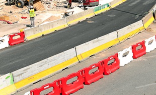 Les travaux du tramway ont débuté depuis deux mois sur trois kilomètres.