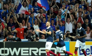 Karim Benzema, lors du match France-Jamaïque, le 8 juin à Lille.