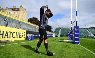 Le deuxième ligne néo-zélandais Michael Fatialofa, ici en septembre 2019, marche à nouveau après avoir subi une grave lésion au niveau de la moelle épinière lors d'un match.