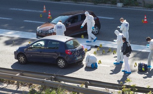 Un règlement de compte à Marseille en 2014.