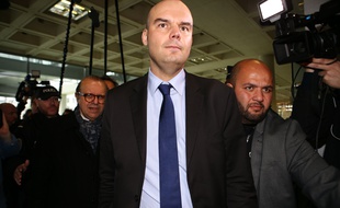 Emmanuel Ravanas, l'avocat de Laura Smet, au palais de justice de Nanterre le 30 mars 2018.