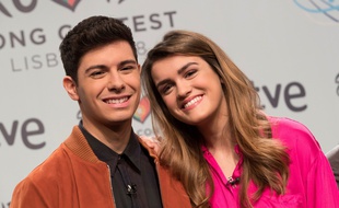 Alfred et Amaia, candidats de l'Espagne à l'Eurovision 2018.