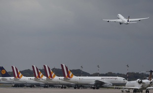 Des avions de la compagnie Germanwings, illustration.