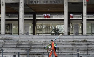 L'Hôtel de ville de Grenoble le 6 février 2014