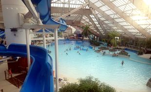 Le parc aquatique L'Aquaboulevard, à Paris, dans le 15e arrondissement.