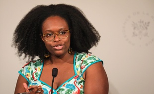 Sibeth NDiaye, porte-parole du gouvernement, le 3 juillet 2019 à l'Elysée.