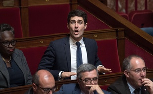 Aurélien Pradié, député LR du Lot, le 31 octobre 2017 à Paris