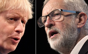 Boris Johnson et Jeremy Corbyn.