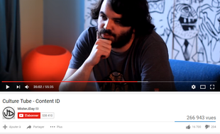 Le youtubeur MisterJDay a soulevé la question de Youtube et du copyright dans une vidéo en juillet 2016