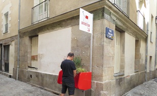 Un uritrottoir a été installé sur l'île Feydeau à Nantes