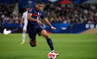 Kylian Mbappé contre la Bosnie, le 1er septembre 2021.