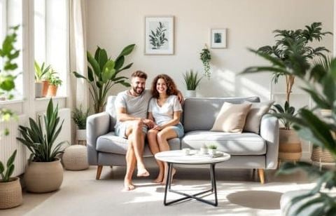 Envie d’un salon stylé pour moins cher ? Le canapé convertible 3 places CALYPSO passe à 1299 € chez BUT (au lieu de 1599 €) !