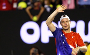 Lleyton Hewitt, le 2à janvier 2016 à Melbourne.