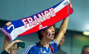 Des supporters français, le 10 janvier 2011