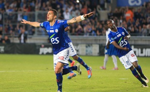 Le Racing est prêt à s'envoler vers la Ligue 2. Décollage de Jérémy Blayac et ses coéquipiers dès vendredi avec la réception du CA Bastia à la Meinau? (Archives)