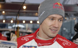 Le pilote français Sébastien Ogier, le 10 février 2011 à Hagfors, en Suède.