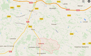 Auter(r)ive se situe au Sud d'Auch.