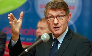 Vincent Peillon, ministre de l'Education nationale à Lille, le 15 novembre 2012.