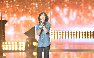 Léo Rispal lors de la première émission de Rising Star le 25 septembre 2014