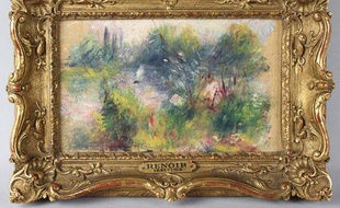 Le tableau «Paysage Bords de Seine» d'Auguste Renoir