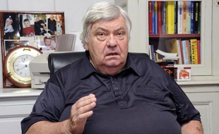 Le président de Montpellier Louis Nicollin, le 14 août 2012, à Marsillargue.