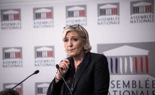 Marine Le Pen à Paris, le 23 mai 2018.
