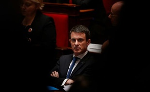 Manuel Valls lors des questions au gouvernement, le 2 février 2016 à Paris