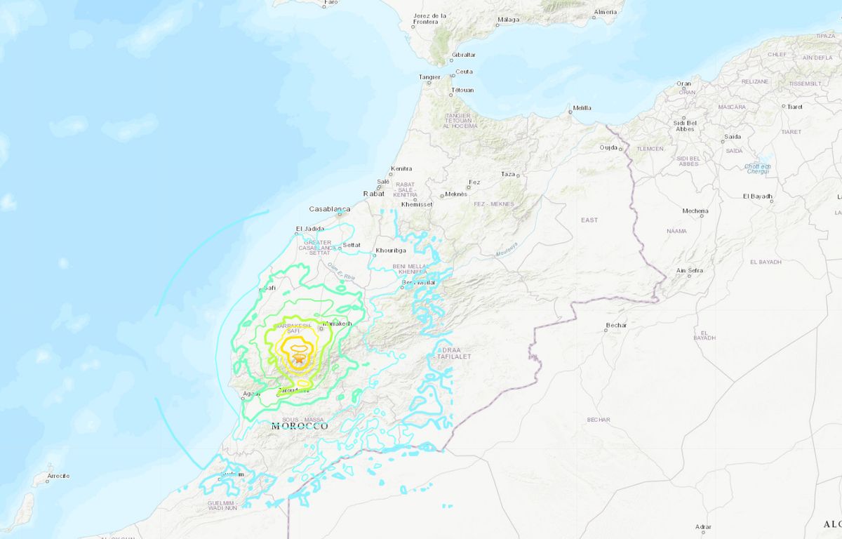 Maroc : Un séisme de magnitude 6,8 secoue la région de Marrakech, des dégâts signalés