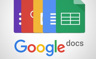 Capture d'écran de l'application Google Docs