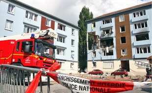 Une vingtaine de logements ont été endommagés par la déflagration autour de l'immeuble « Limousin ».